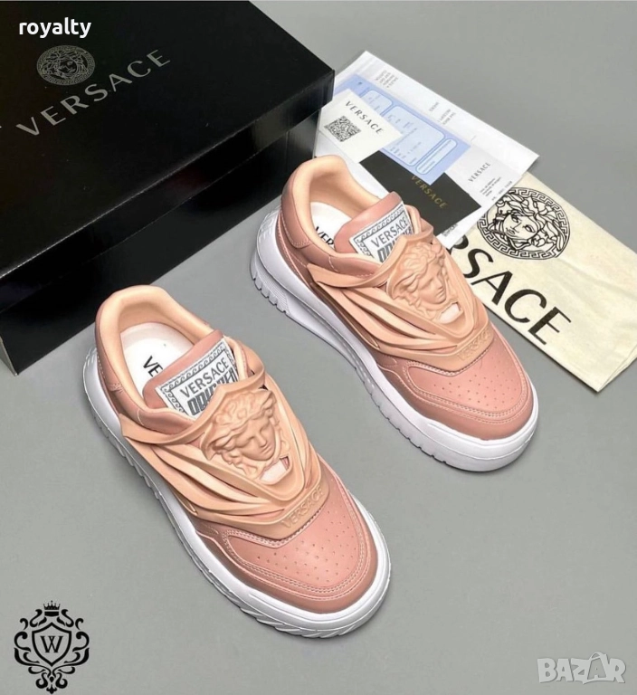 Versace Розови Дамски Маратонки , снимка 1