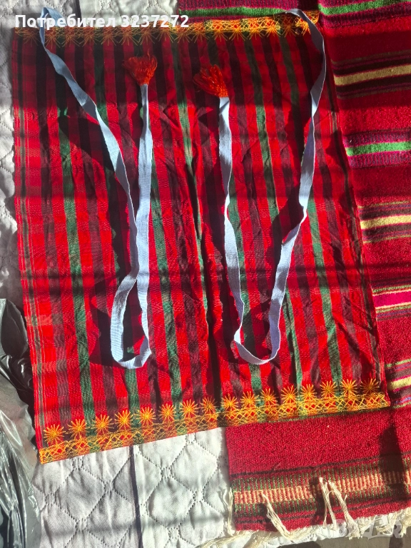 Автентична родопска престилка ( мендил), снимка 1