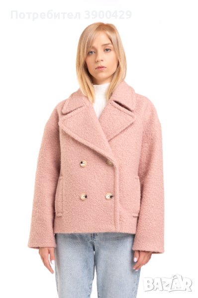 Дамско Късо Палто Copenhagen - Пепел Роза, снимка 1