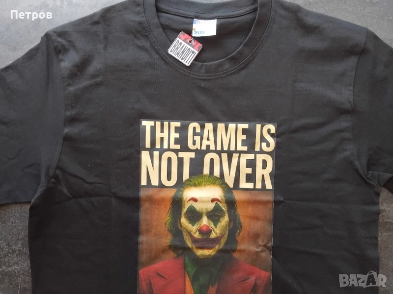 Оригинална Тениска JOKER - The Game Is Not Over, снимка 1