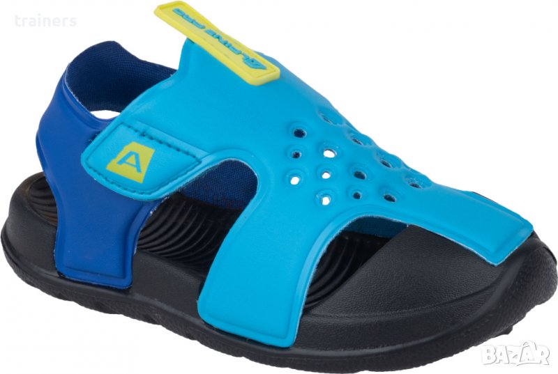 Alpine Pro Blue/ Black/ Yellow Оригинални Детски Сандали, снимка 1