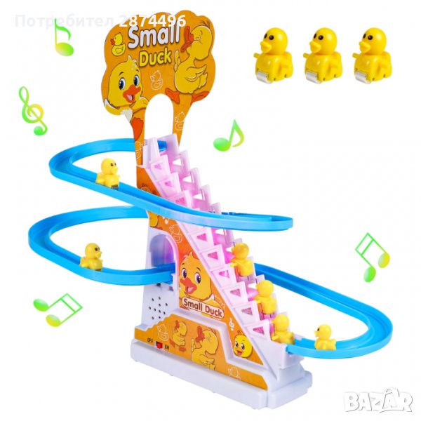 3838 Играчка патета катерещи се по ескалатор и пързалка, снимка 1