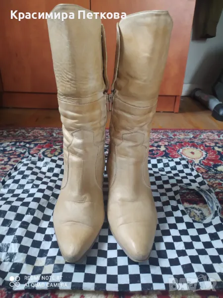 Дамски боти/ботуши 2в1 38 номер, снимка 1