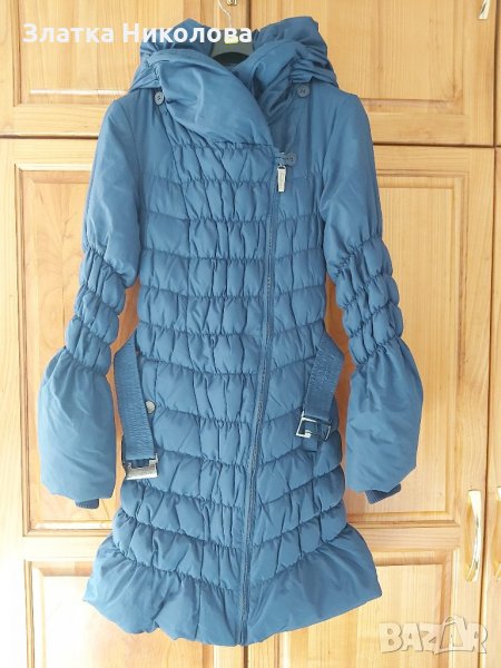 Зимно яке с гъши пух и качулка, снимка 1