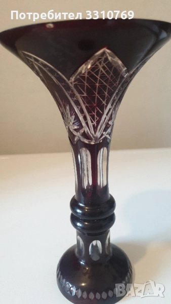 Красива кристална ваза. , снимка 1