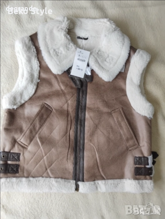 Дамски елек с каракул, снимка 1