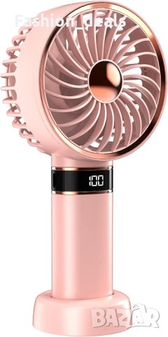 Преносим вентилатор за дом, офис, пътуване къмпинг с USB Акумулаторен