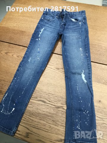 Оригинални дънки Calvin Klein Jeans - skinny, размер 10, снимка 1 - Детски панталони и дънки - 43316879