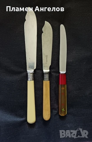 Стари, антикварни ножове, ножчета 3броя., снимка 2 - Антикварни и старинни предмети - 50543886