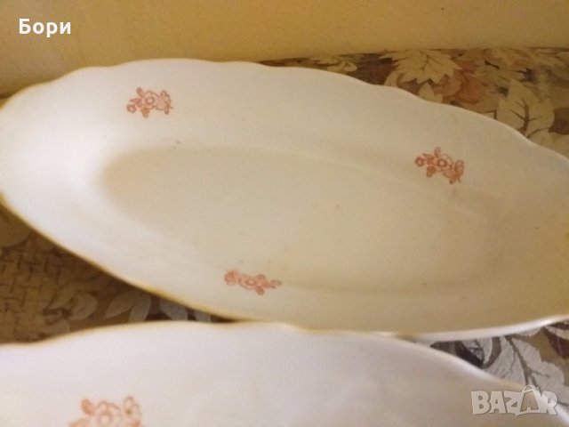 Български порцелан плата, снимка 5 - Чинии - 33192790
