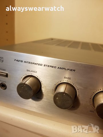 Philips Stereo Amplifier F 4215 / Стерео Усилвател Филипс Ф 4215, снимка 5 - Ресийвъри, усилватели, смесителни пултове - 27103430