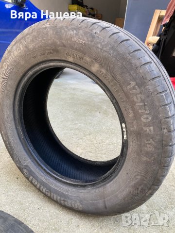 Летни гуми Continental 175/70 R14, снимка 2 - Гуми и джанти - 40845872