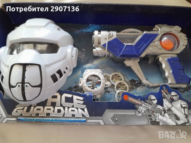 Комплект маска,часовник и оръжие с батерии на стар уорс, снимка 6 - Игри и пъзели - 38795937