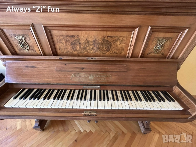 Пиано R. Weissbrod  с колекционерска стойност, снимка 2 - Пиана - 52339837