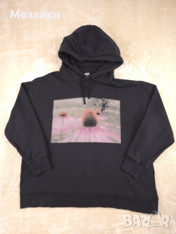 Худи Helena Christensen x H&M с фото принт, като ново, размер M