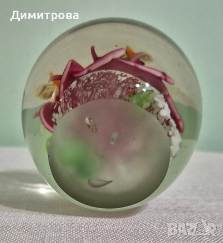 Завладяващи стъклени преспапиета , снимка 9 - Антикварни и старинни предмети - 52686243