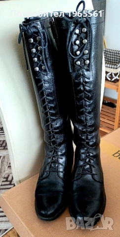 Продавам два чифта ботуши от естествена кожа , снимка 2 - Дамски ботуши - 52536075