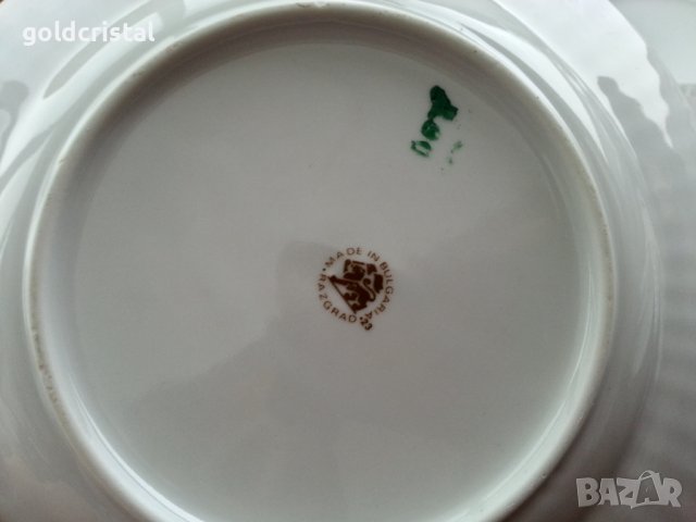 Стар български порцелан чинии , снимка 3 - Антикварни и старинни предмети - 39896966