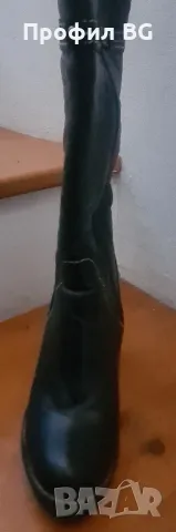 Дамски ботуши на платформа естествена кожа, снимка 7 - Дамски ботуши - 50056523
