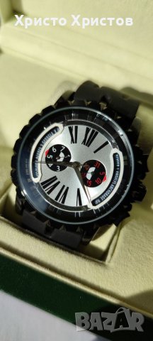 Top promo!!!Мъжки механичен луксозен часовник Roger Dubuis Excalibur 3 Time Zones Worldtimer, снимка 5 - Мъжки - 36762452