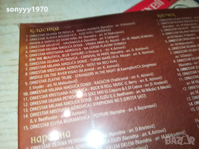 СРЪБСКА ДУХОВА МУЗИКА-3 ЦД 0910251643, снимка 4 - CD дискове - 52000009