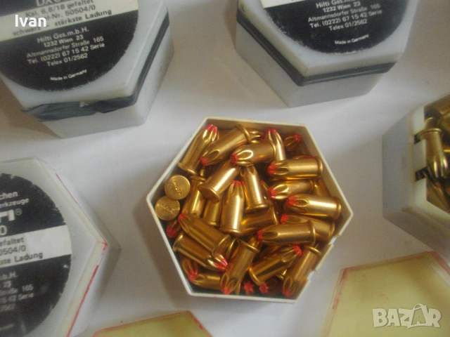 Заряди Капси 6,8/18 за HILTI бърз монтаж модели DX 600, DX 600N, DX400E,DX400,DX35,DX300,DX200,DX100, снимка 10 - Други инструменти - 53306875