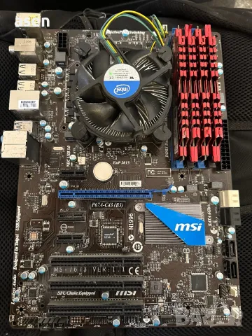 MSI P67A-C43 (B3) LGA 1155 И процесор i5-2500K 6M кеш памет, до 3,70 GHz И рам 16gb