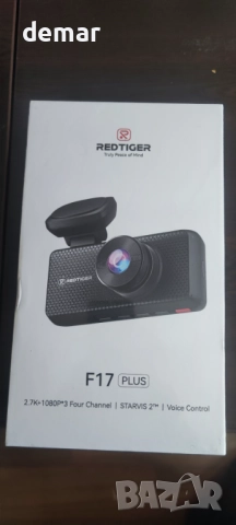REDTIGER F17 Plus 4-канален видеорегистратор 2.7K+1080P*3, STARVIS 2, снимка 9 - Аксесоари и консумативи - 52074615