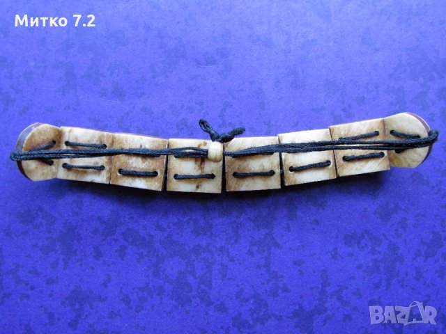 Стара гривна от слонова кост, снимка 7 - Гривни - 27393292