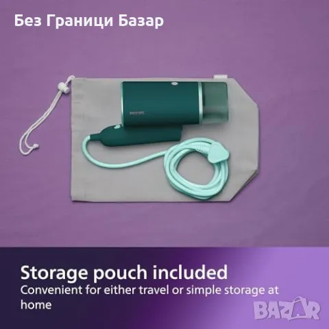 Нов Philips Ръчен Парочистач, 1000W, Лек и Компактен за Пътуване дрехи, снимка 3 - Други - 47622804