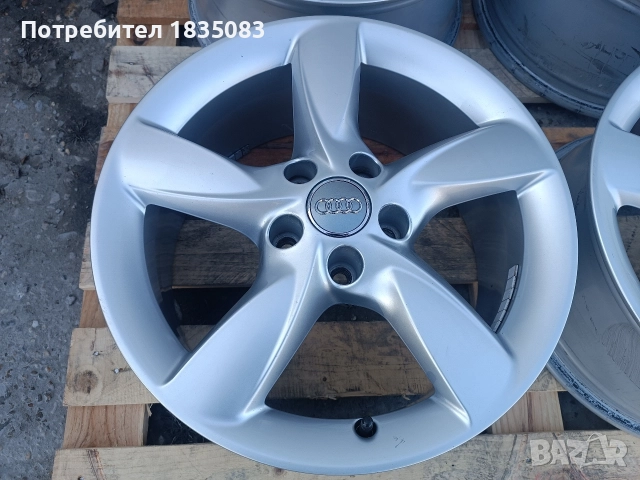 Лети джанти 17ки 5х112 Audi, снимка 5 - Гуми и джанти - 52591971