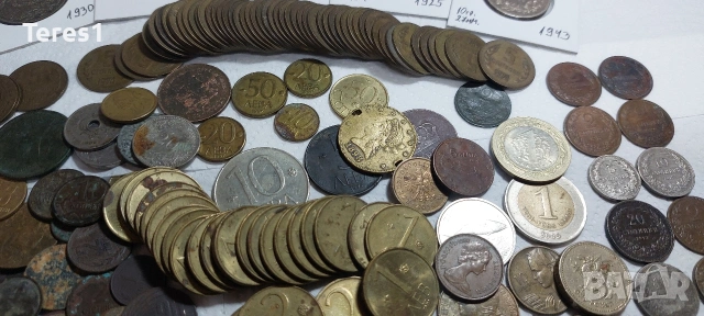 Монети голям лот над 240бр., снимка 4 - Нумизматика и бонистика - 53101802