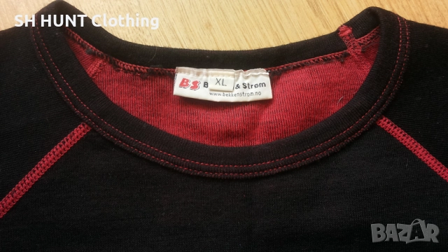 Bekken & Strom 100% Merino Thermo размер L / XL термо блуза 100% Мерино вълна - 1685, снимка 6 - Екипировка - 52841034