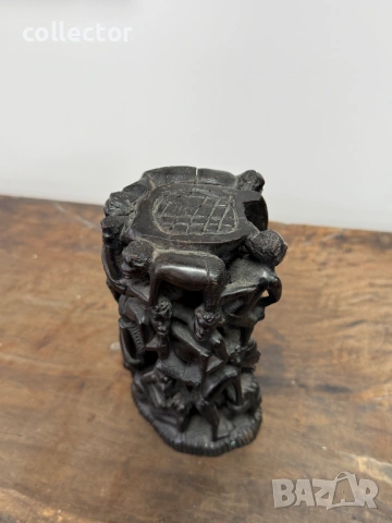 Африканска дърворезба - Дървото на живота. №7817, снимка 7 - Антикварни и старинни предмети - 53043272