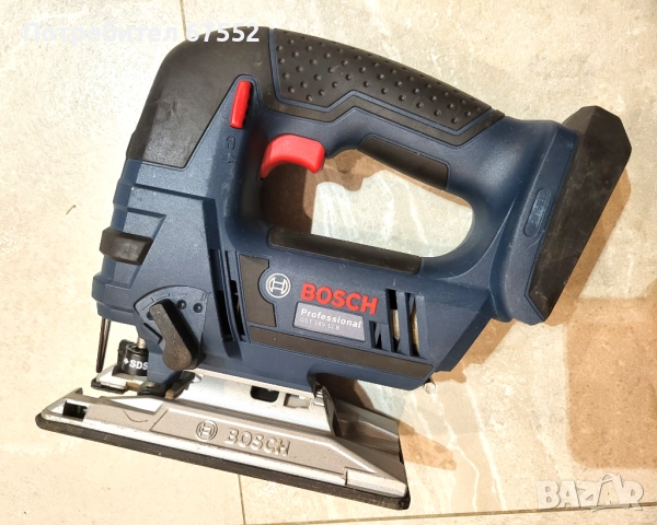 Акумулаторно зеге Bosch GST 18V-Li B. Само тяло, без батерии зарядно. Цена: 190лв. (крайна)