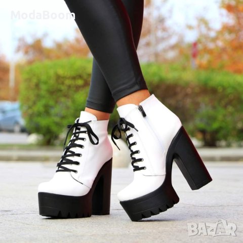 🔥Луксозни кожени боти на ток🔥, снимка 3 - Дамски боти - 43517157