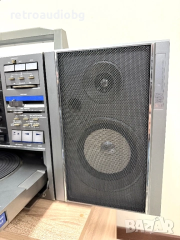 🔉Ретро радиокасетофон с грамофон JVC DC-7🔉, снимка 5 - Радиокасетофони, транзистори - 53225251