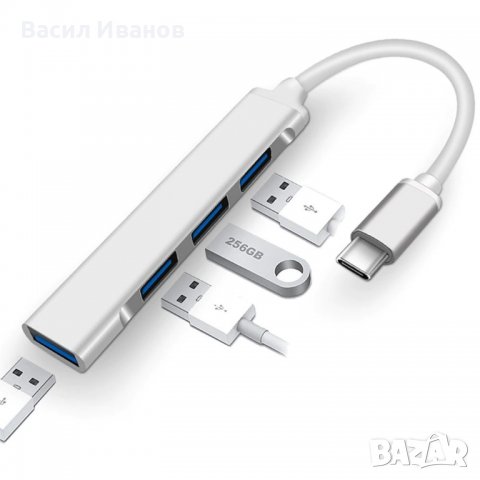 USB разклонител OTG, снимка 2 - USB кабели - 37872583