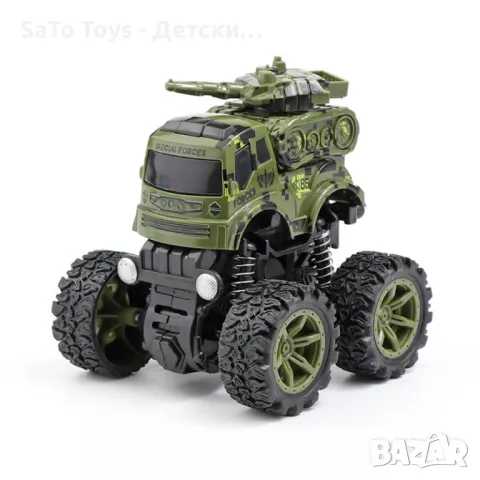 Детска количка, Мини джип, 360 градусово завъртане, Повдигаща се , снимка 4 - Коли, камиони, мотори, писти - 50081073