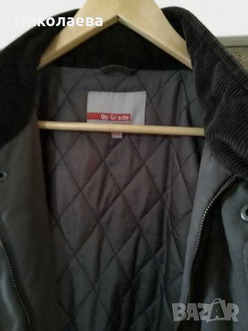 Мъжка шуба в цвят каки,XL, снимка 6 - Якета - 28102432
