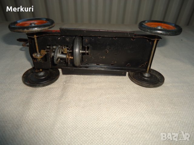 Стара много рядка ламаринена количка Hess Mobil 1050 JLH, снимка 16 - Колекции - 34637311