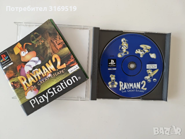 Rayman 2 The great escape Playstation 1 PS1, снимка 3 - Игри за PlayStation - 53243337