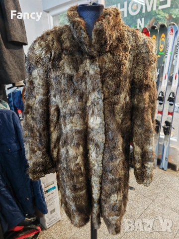 Палто естествен косъм , снимка 2 - Палта, манта - 51930430