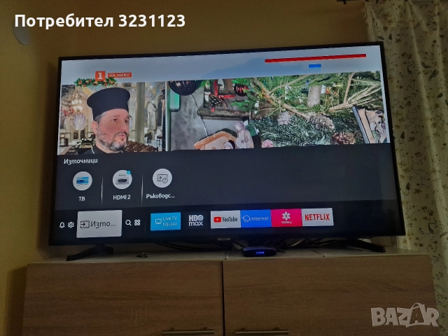 Smart Телевизор SAMSUNG 55 инча, снимка 2 - Телевизори - 52886178