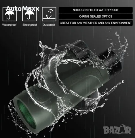 12x50 HD високомощен монокулярен телескоп East Pole , снимка 6 - Камери - 49799220