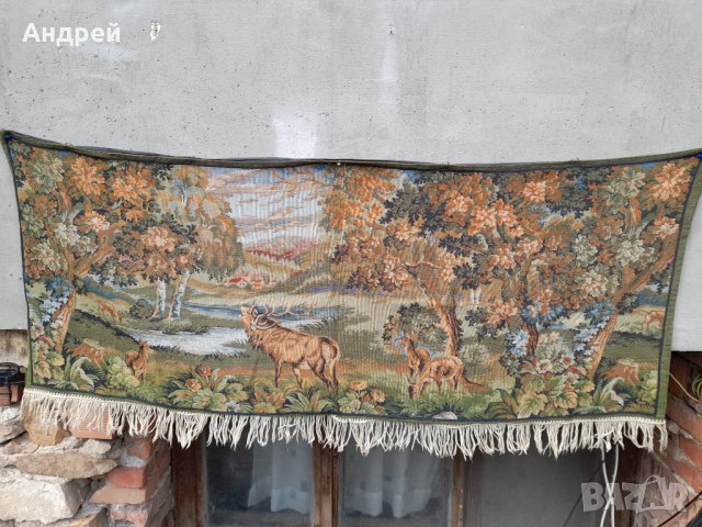 Старинен ковьор,покривка за стена #144, снимка 2 - Антикварни и старинни предмети - 38463423