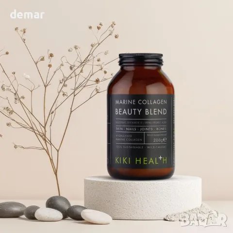 KIKI Health морски колаген, натурален витамин С от органичен прах от Camu Camu, 200 грама, снимка 3 - Хранителни добавки - 49112753