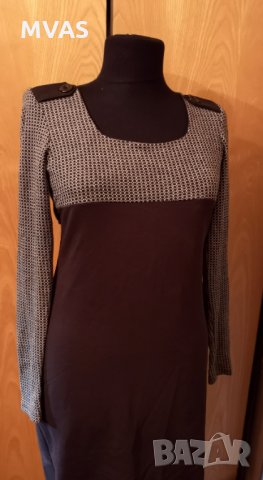 Нова есенна рокля с дълъг ръкав S M под коляно, снимка 3 - Рокли - 26407605