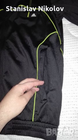 Горнище Adidas с висока яка и връзки, снимка 5 - Спортни дрехи, екипи - 32712344