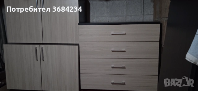 Продавам 2бр.шкафа скрин и гардероб, снимка 4 - Скринове - 53578629